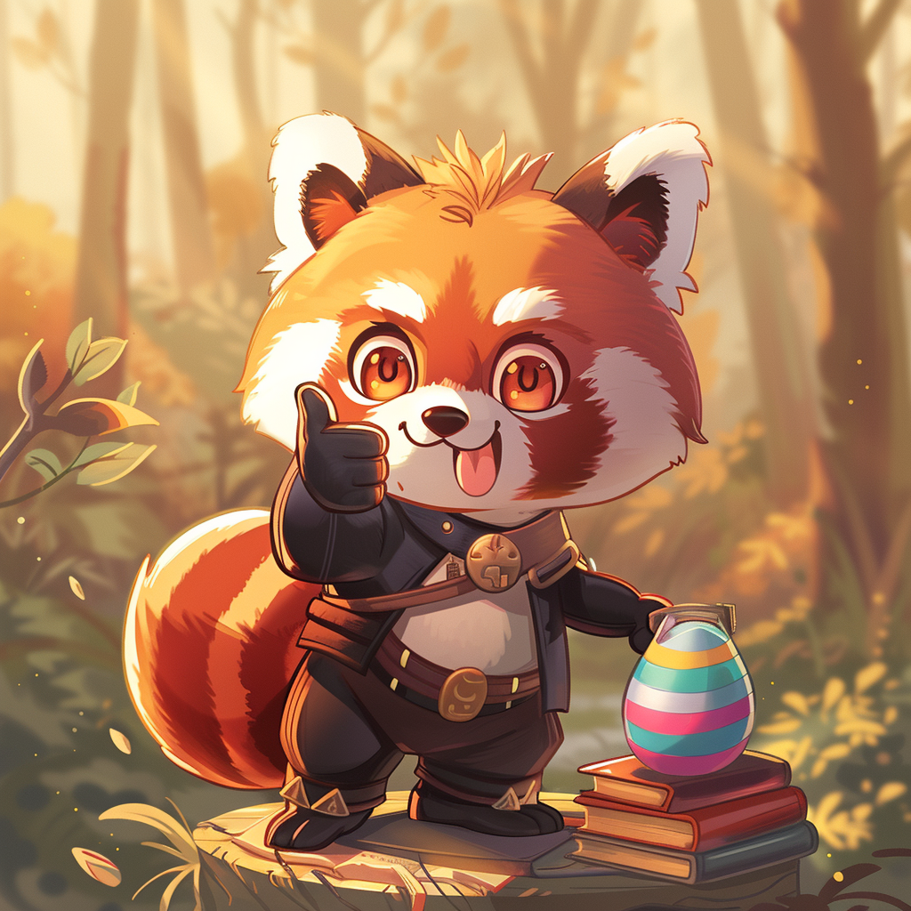 $PANDA Alchemist with big glossy eyes